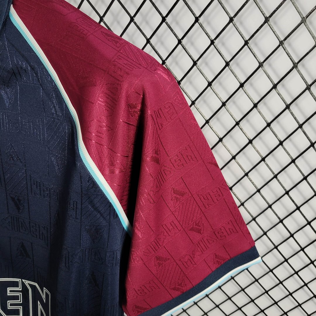1999 Retro West Ham United Iron Lady Home Football Shirt( Fans Edition )