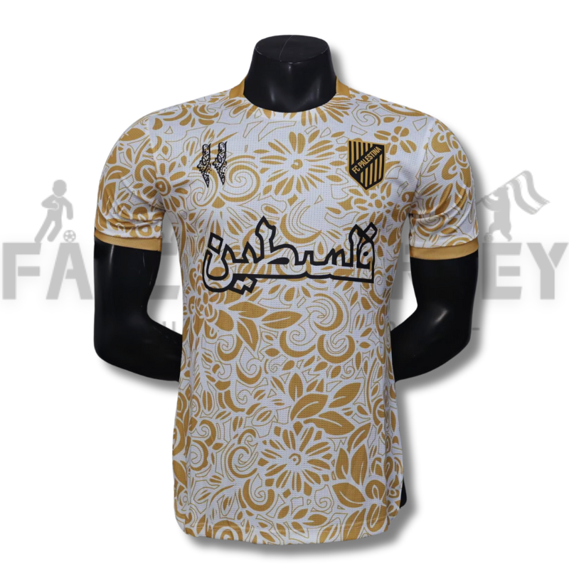 2025/2026 Palestine Yellow Pre match training uniform Jersey( Player Edition )