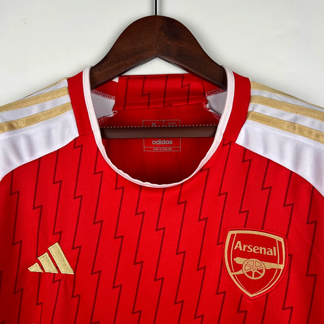 2023/2024 Long-Sleeve Arsenal Home Football Jersey