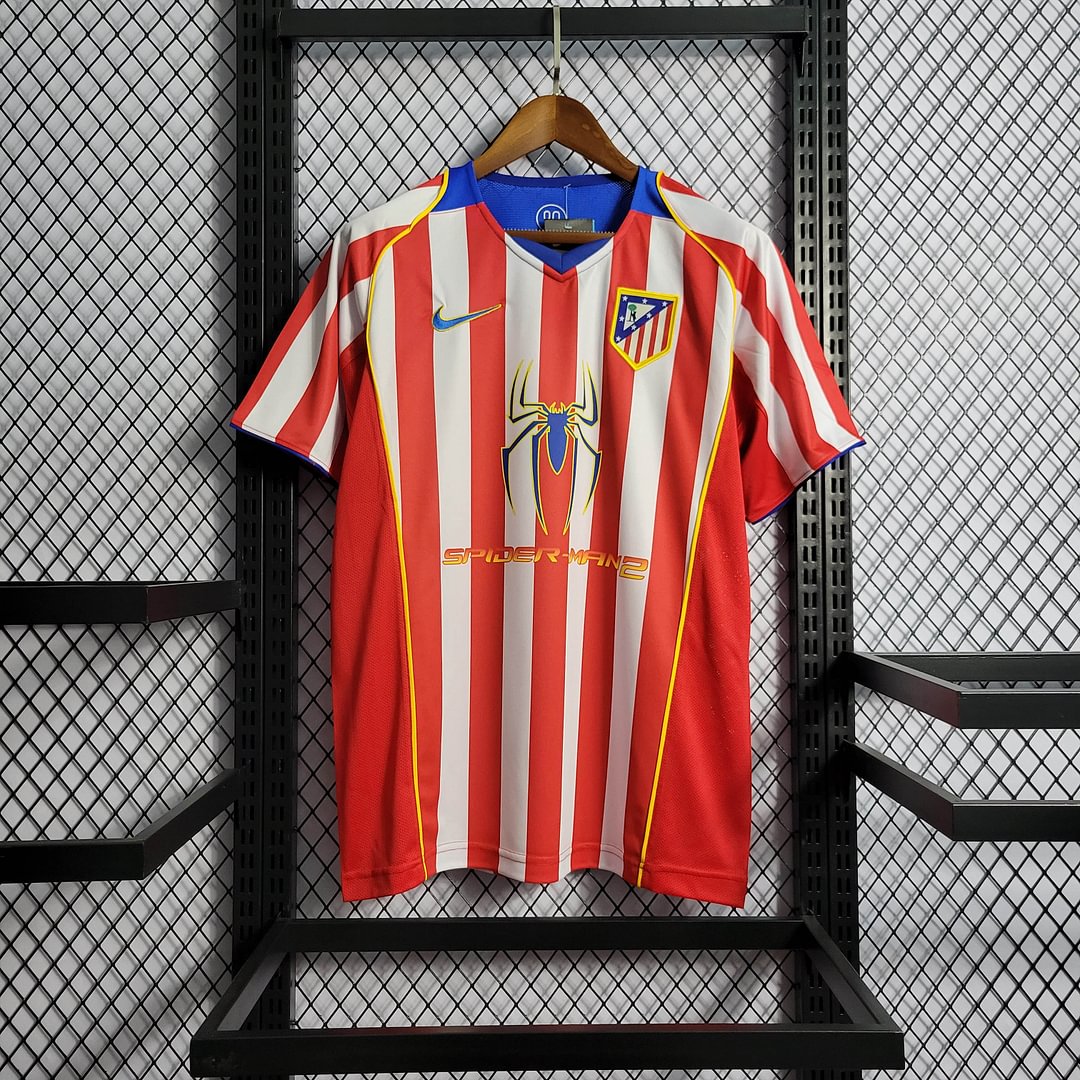1995/1996 Retro Atletico Madrid Home Football Shirt