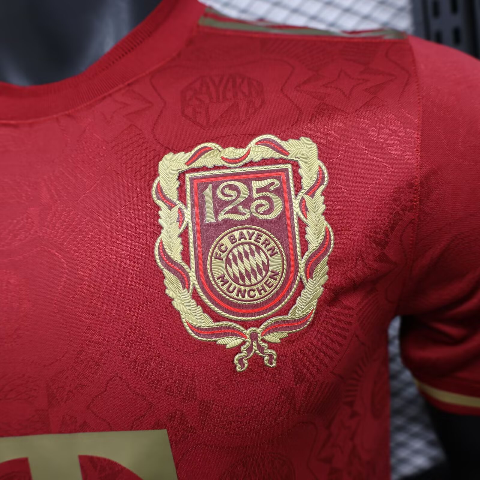2025/2026 Bayern Munchen Red 125th Anniversary Jersey(Player Version0