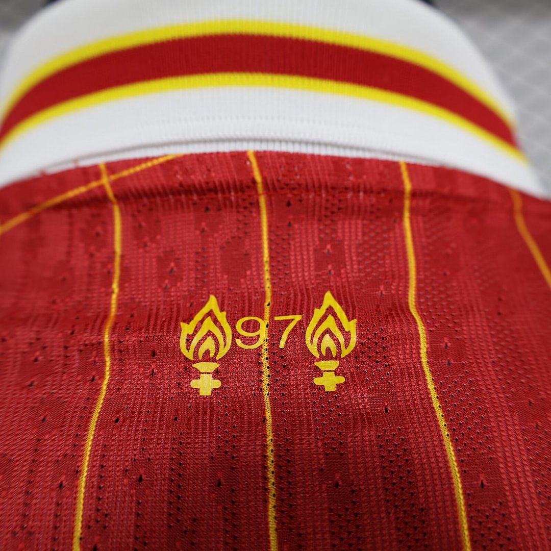 2024/2025 Liverpool Home Long Sleeve Football Shirt(Player Version)