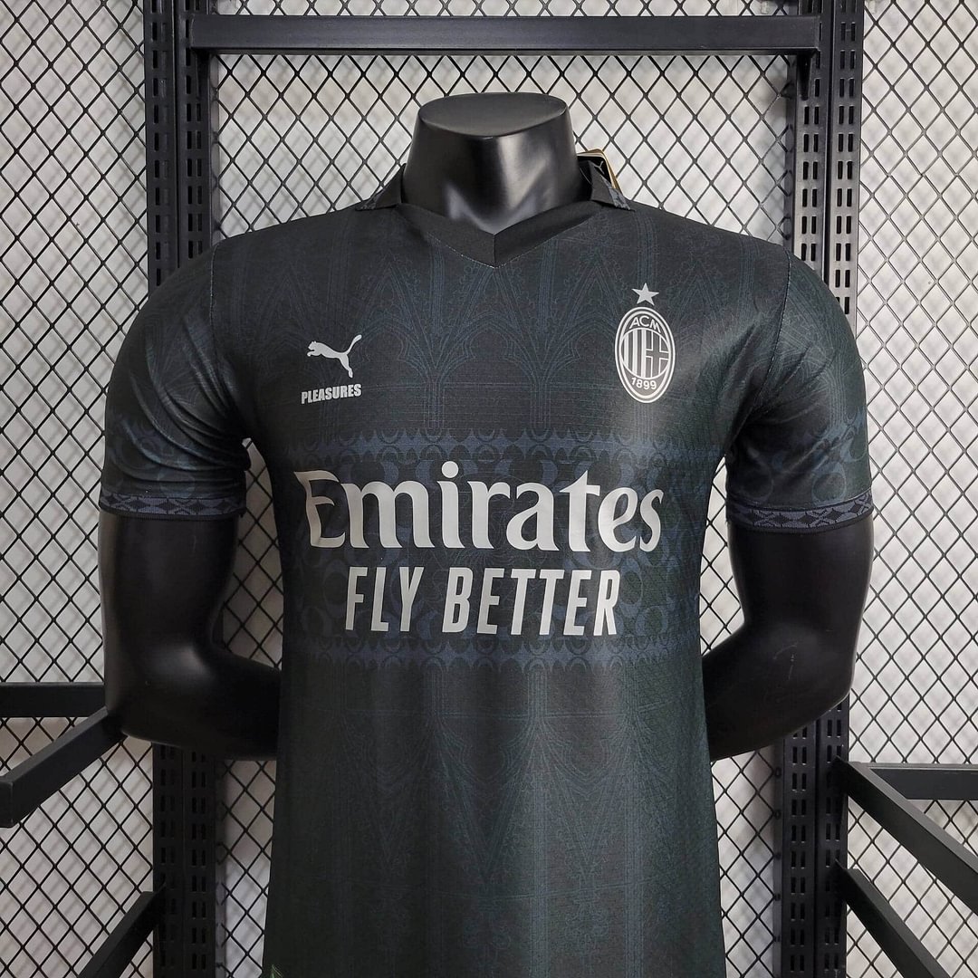 2023/2024 Player Version AC Milan Fourth Away Football Shirt