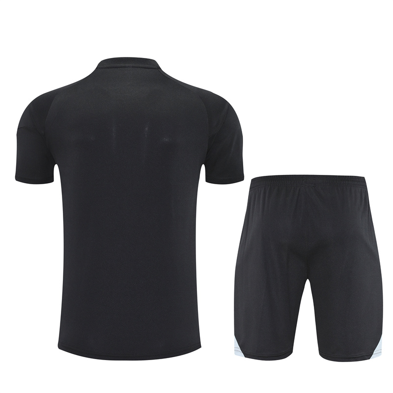 2025/2026 Real Madrid Black Training Wear Suit Shirt