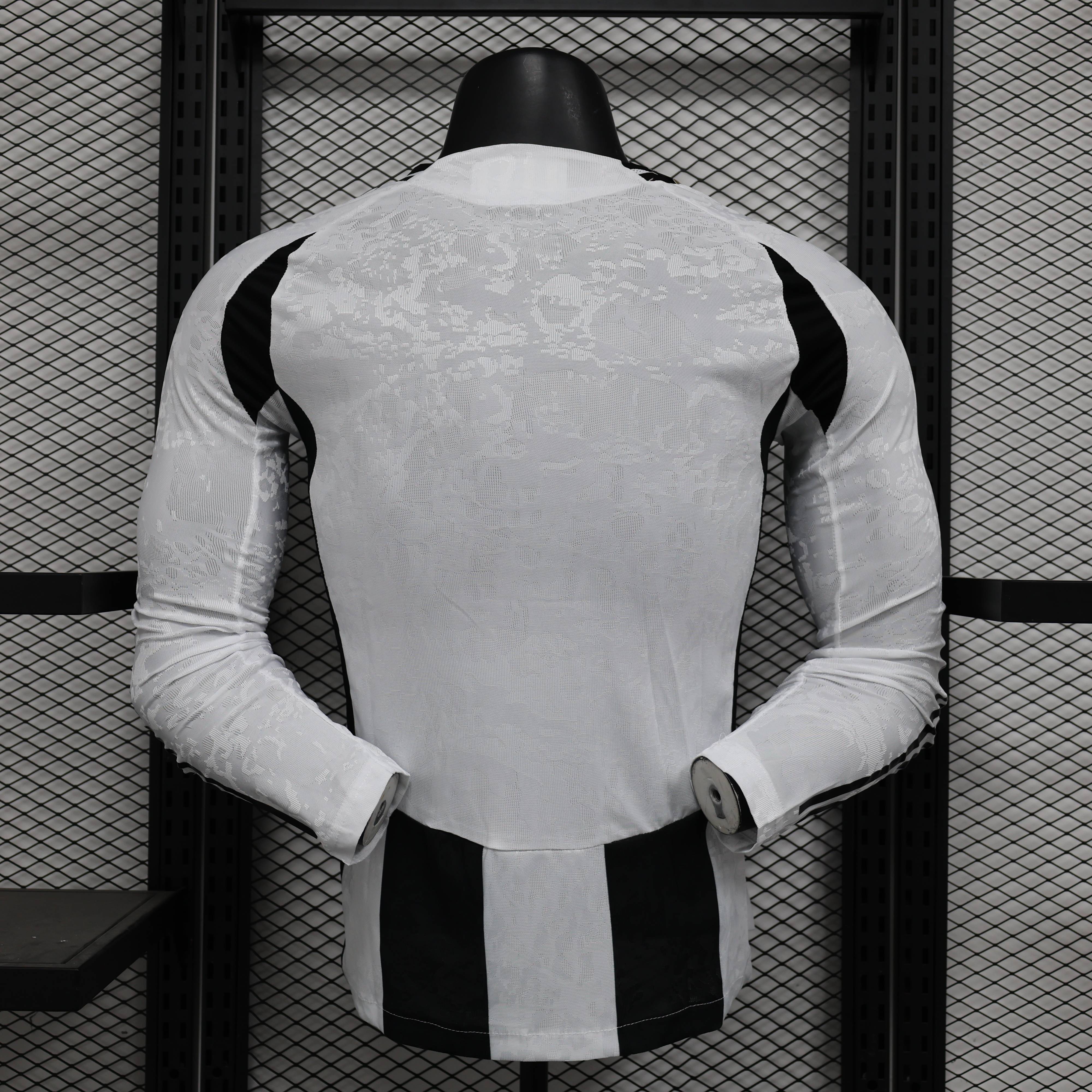 2024/2025 Juventus Home Long Sleeve Football Jersey(Player Edition )