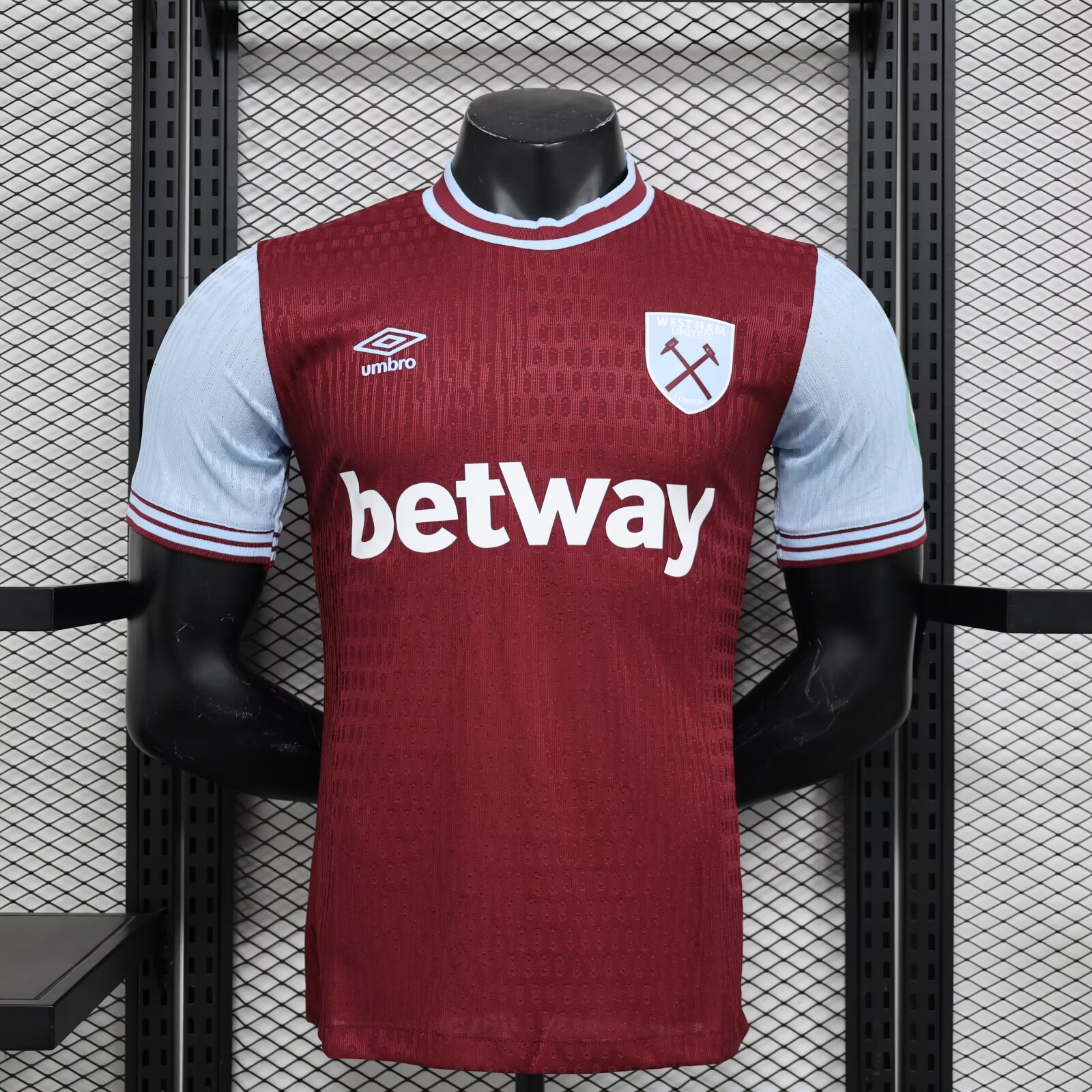2024/2025 West Ham United Jujube Red Football Jersey(Player Edition )