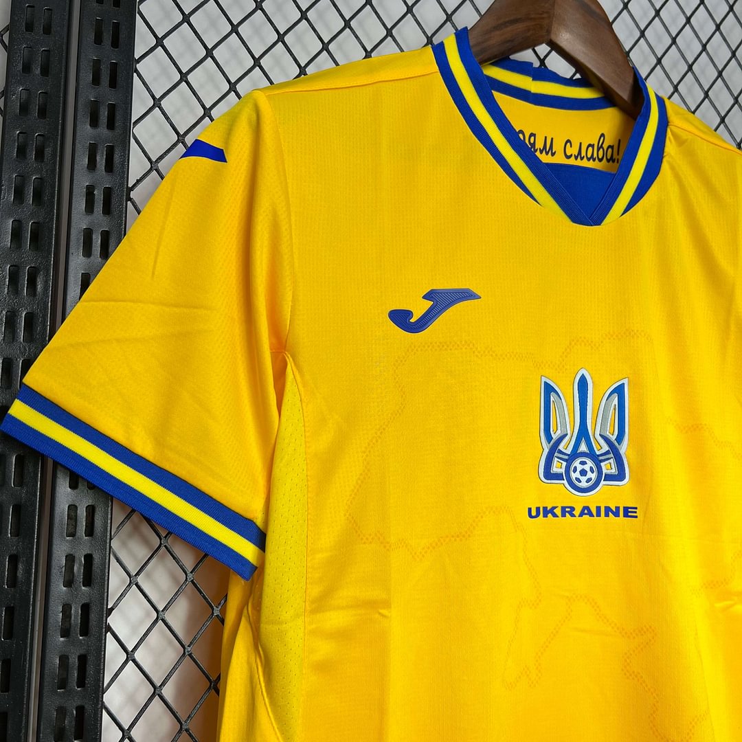 2024 Ukraine Home Football Shirt( Fans Edition )