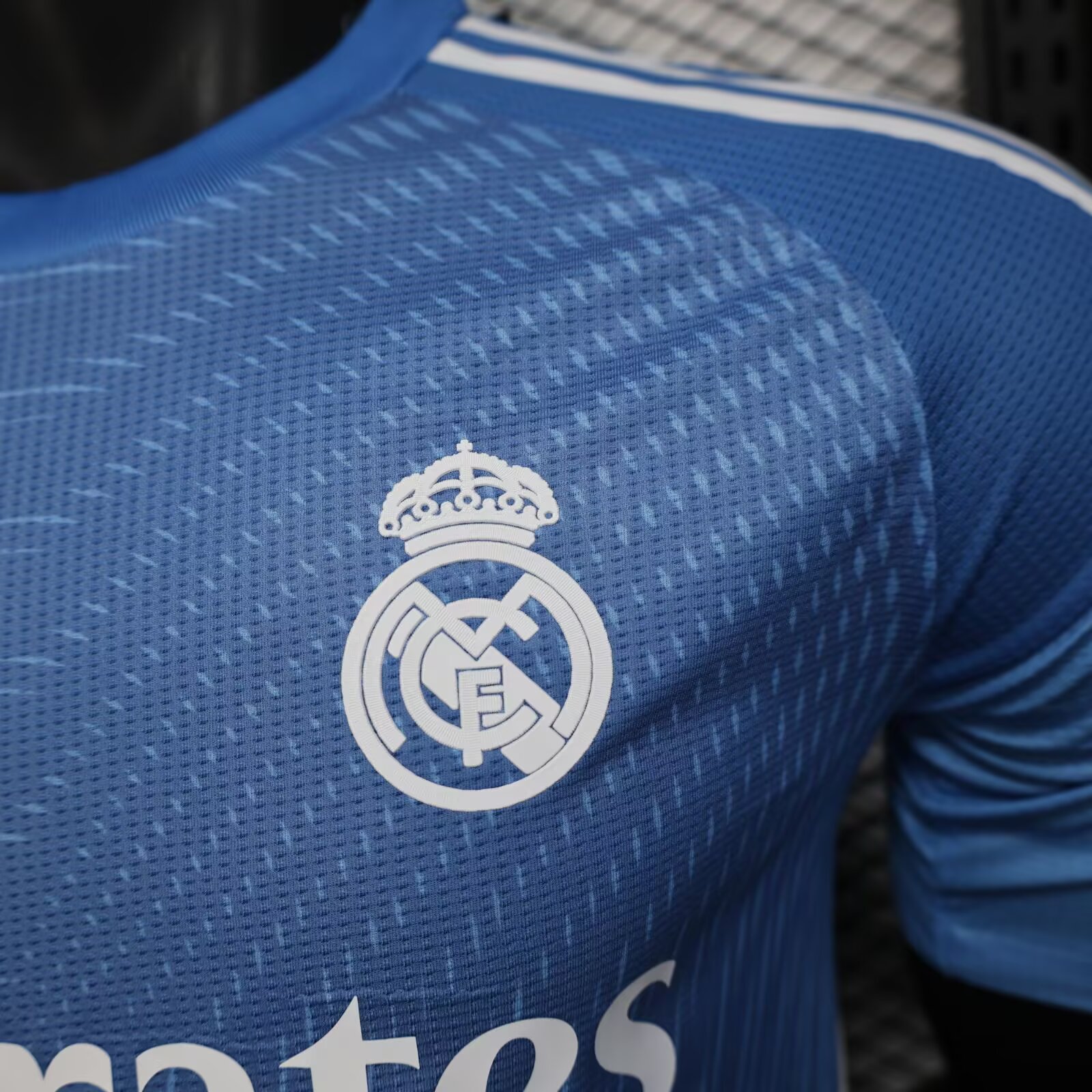 2025/2026 Real Madrid Blue goalkeeper Football Jersey For Player Version