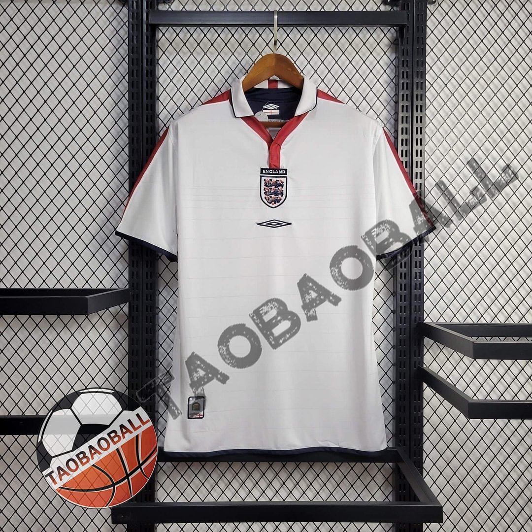 2004 Retro England Home Football Shirt 1:1 Thai Quality