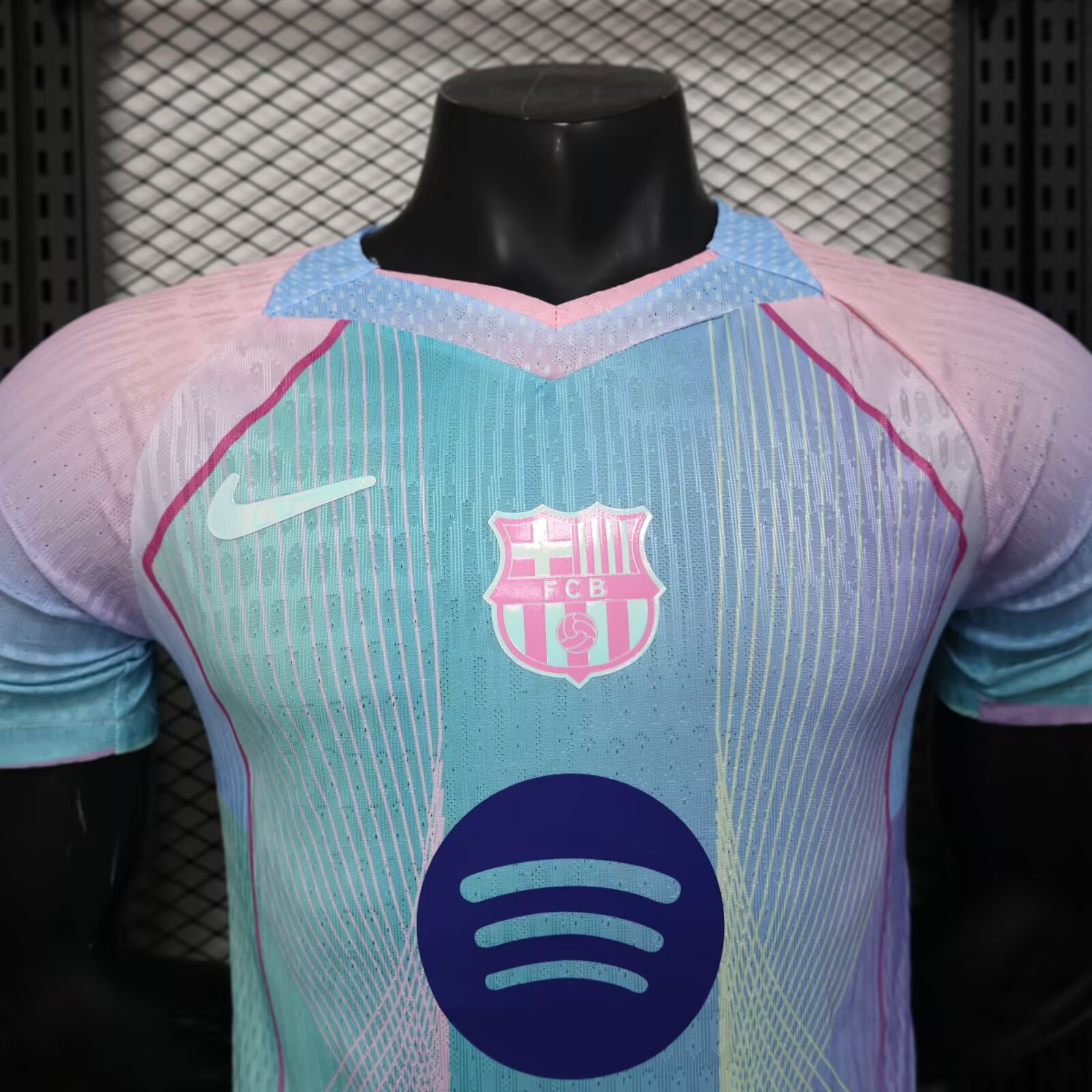 25/26 Barcelona Pink and Blue Special Jersey( Player Edition )