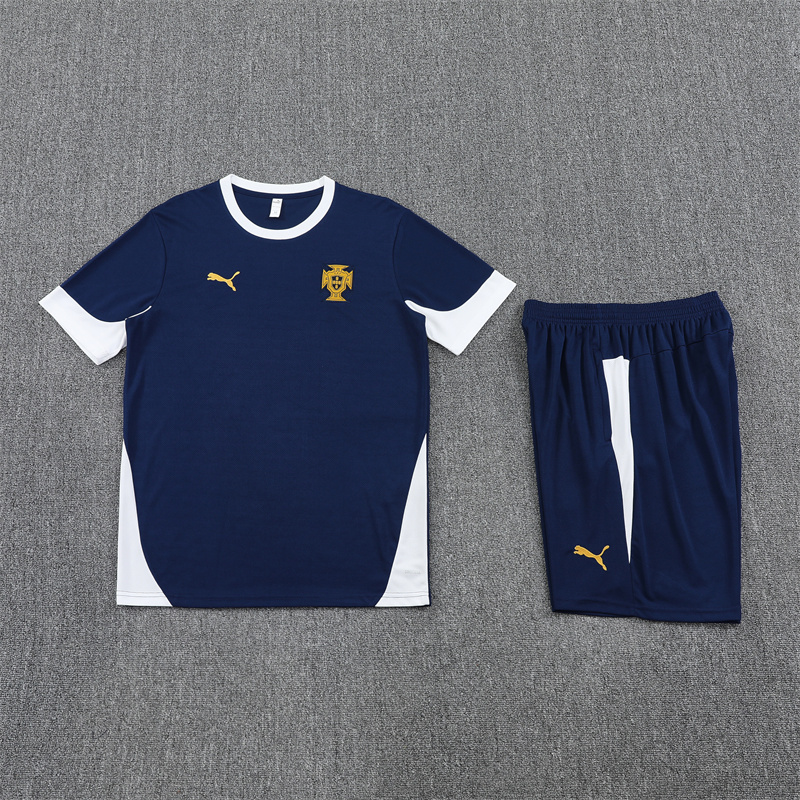 2025/2026 Portugal Royal Blue Training Suit Football Shirt