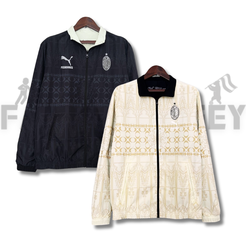 2024/2025 AC Milan Reversible Windbreaker Football Shirt