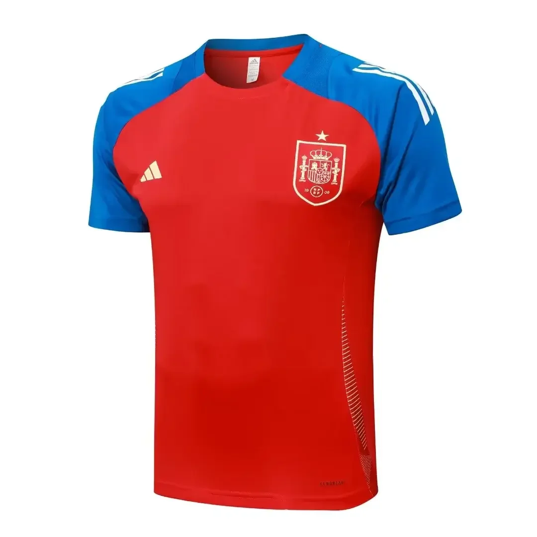 2024/2025 Spain Training Wear Red Suit Shirt