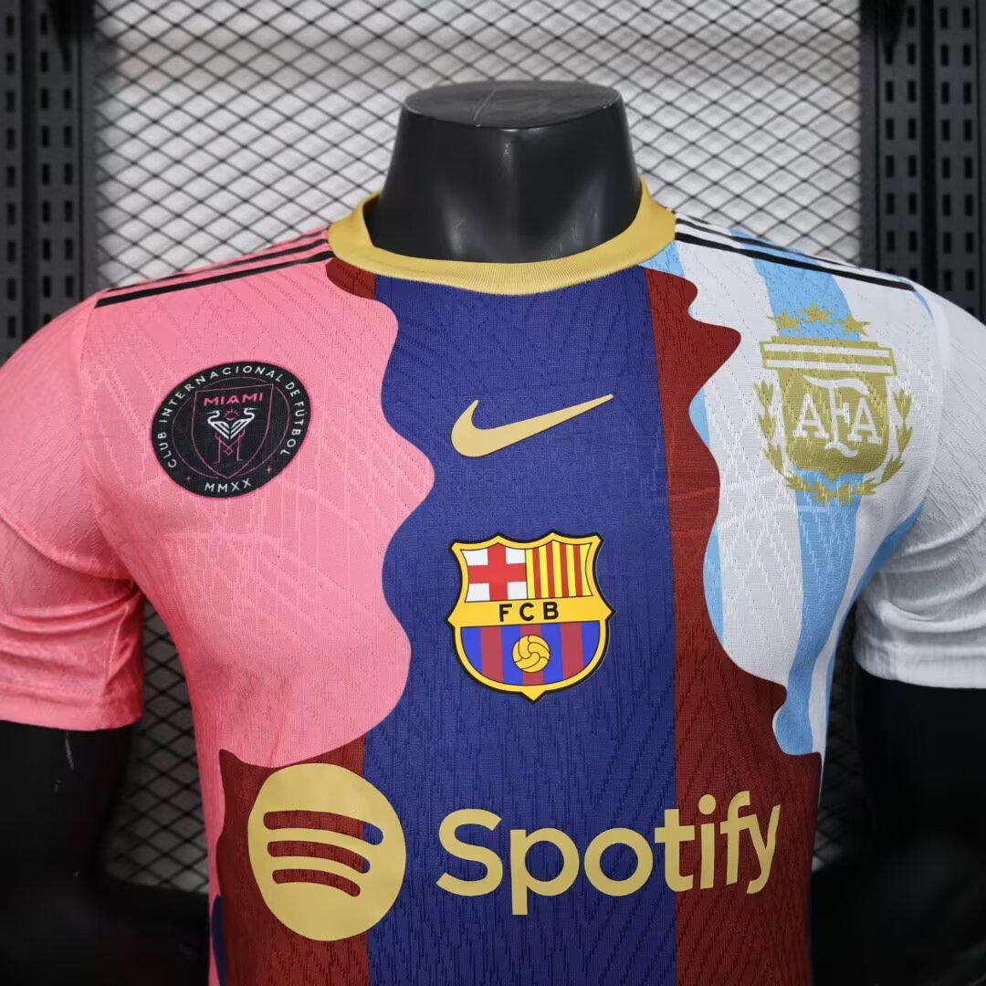 2025/2026 Barcelona Messi Anniversary Jersey( Player Edition )