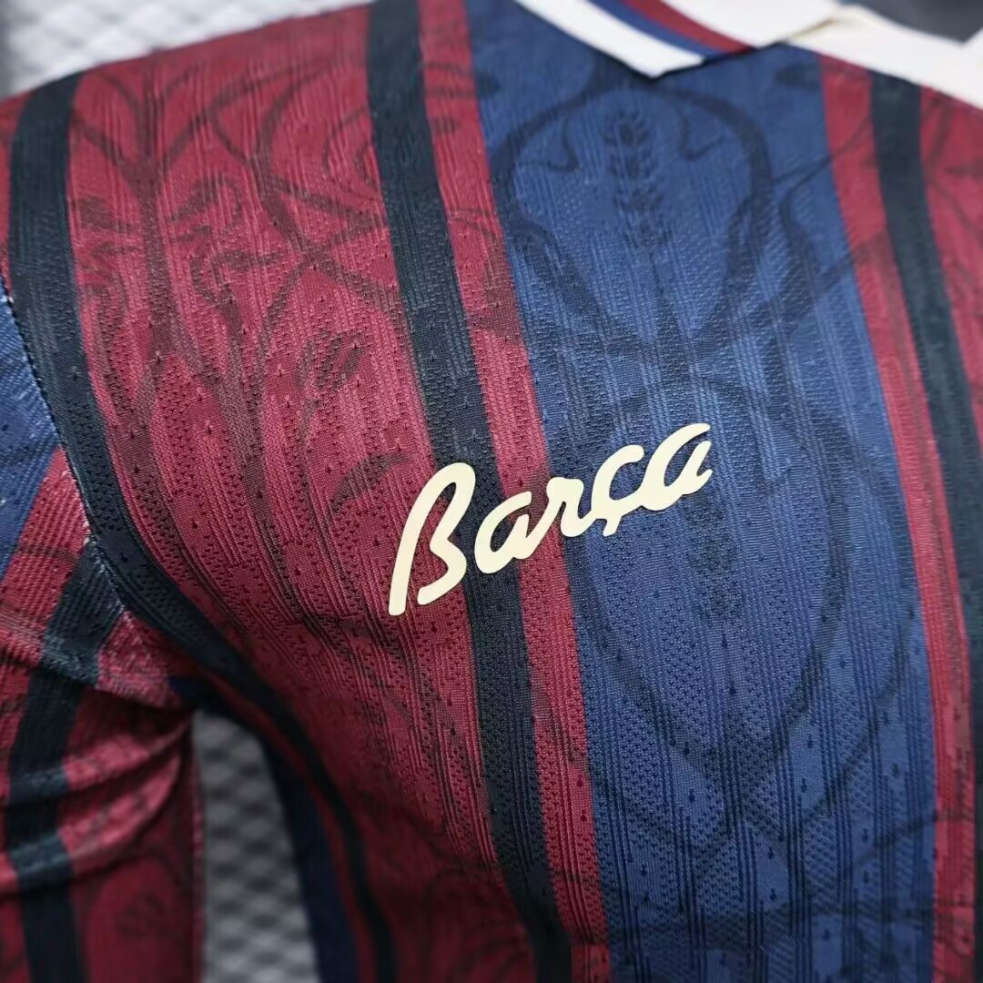 2025/2026 Barcelona125th Anniversary Long Sleeves Jersey( Player Edition )