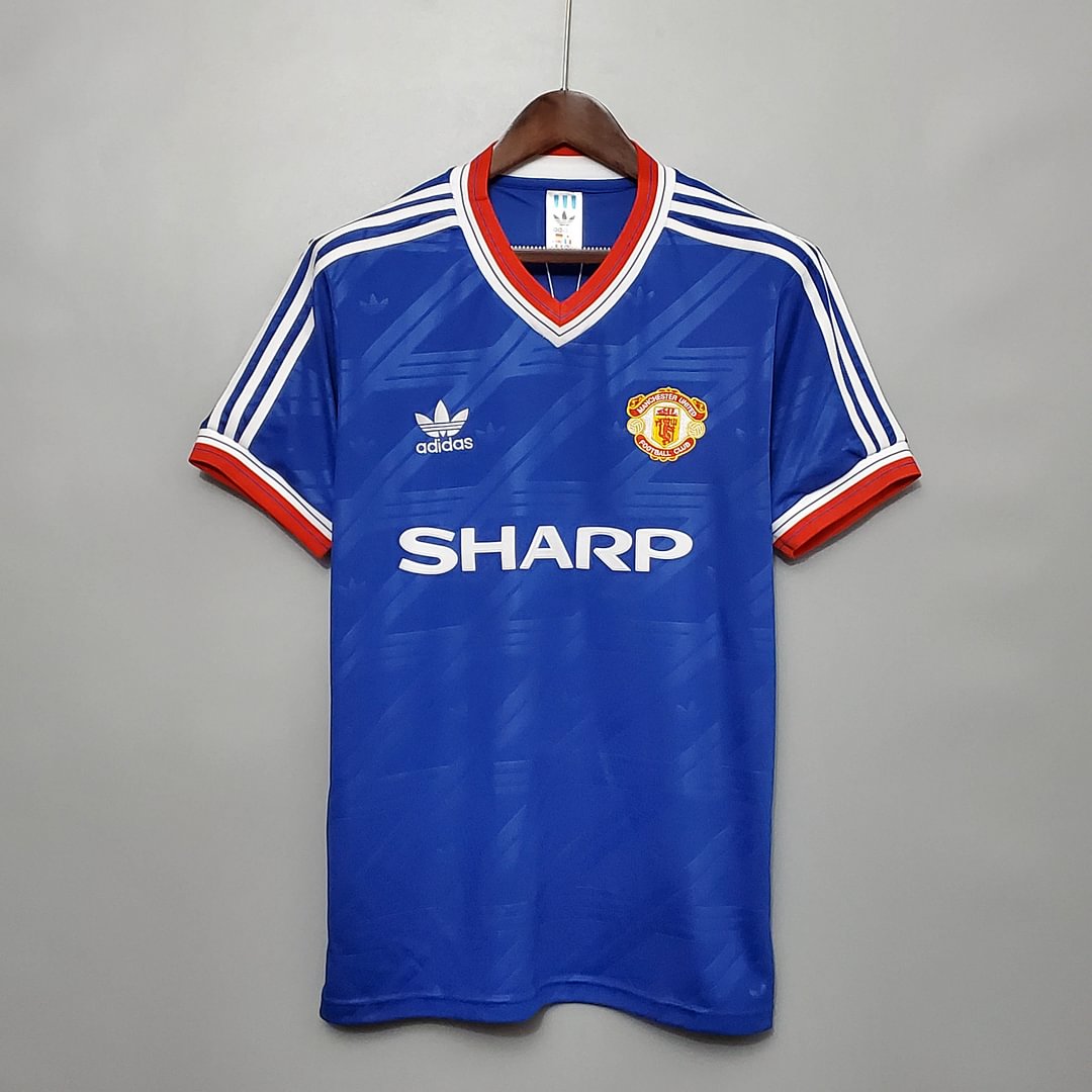 1986/1988 Manchester United Retro Third Away Football Shirt