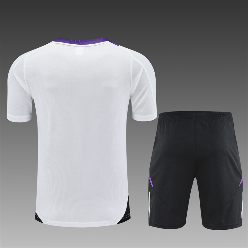 2024/2025 Real Madrid WhiteTraining Wear Suit Shirt