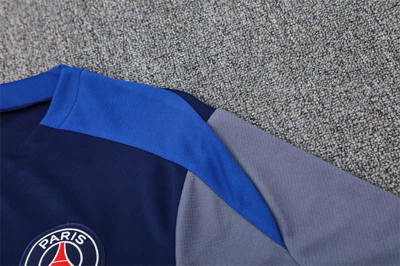 2025/2026 Paris Saint-Germain Royal Blue Training Wear Suit Shirt