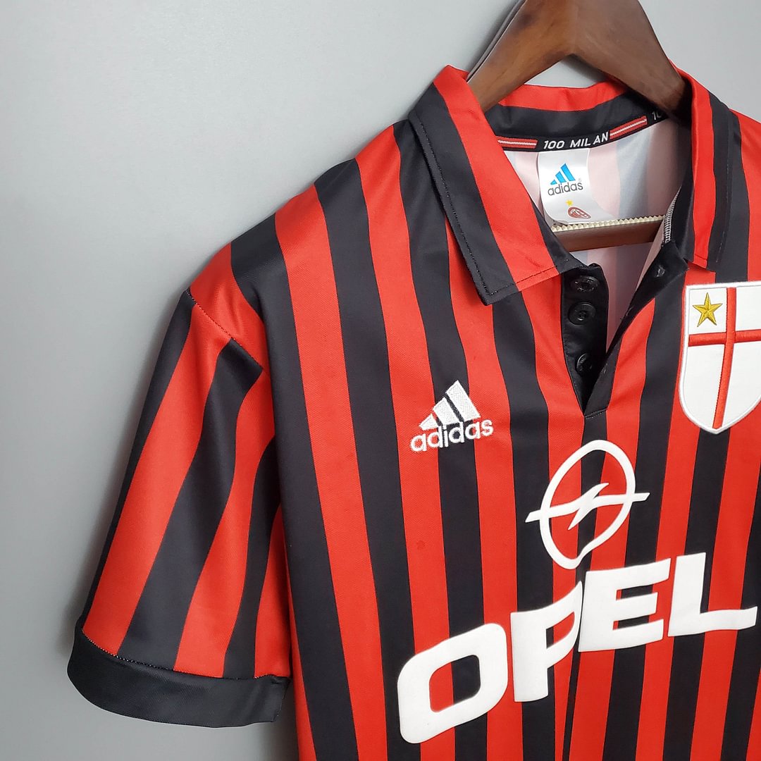 1999/2000 AC Milan Retro Home Football Shirt