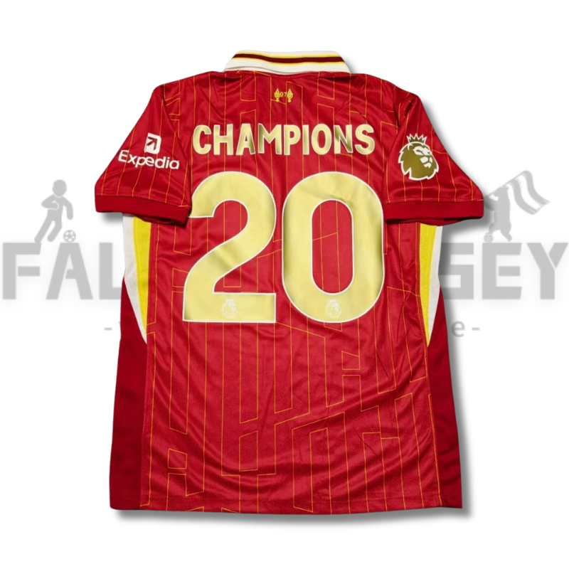 2024/2025 Liverpool Home EPL league Champions 20 Football Jersey( Player Edition )
