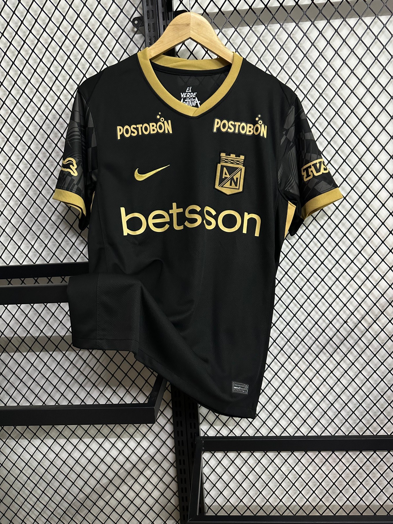 2025/2026 Atlético Nacional Black Away Football Jersey( Fans Edition )