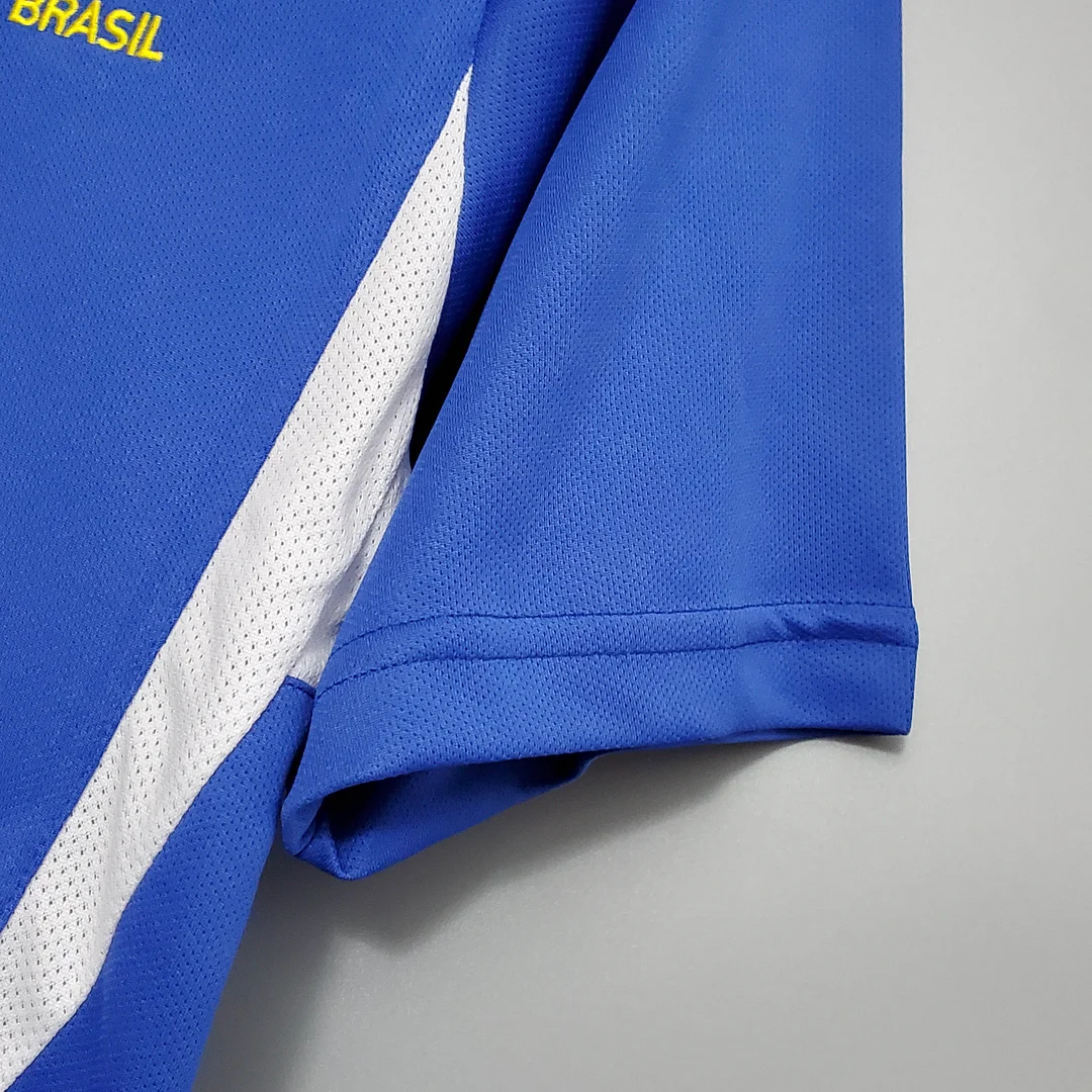 2002 Retro Brazil Away Football Shirt
