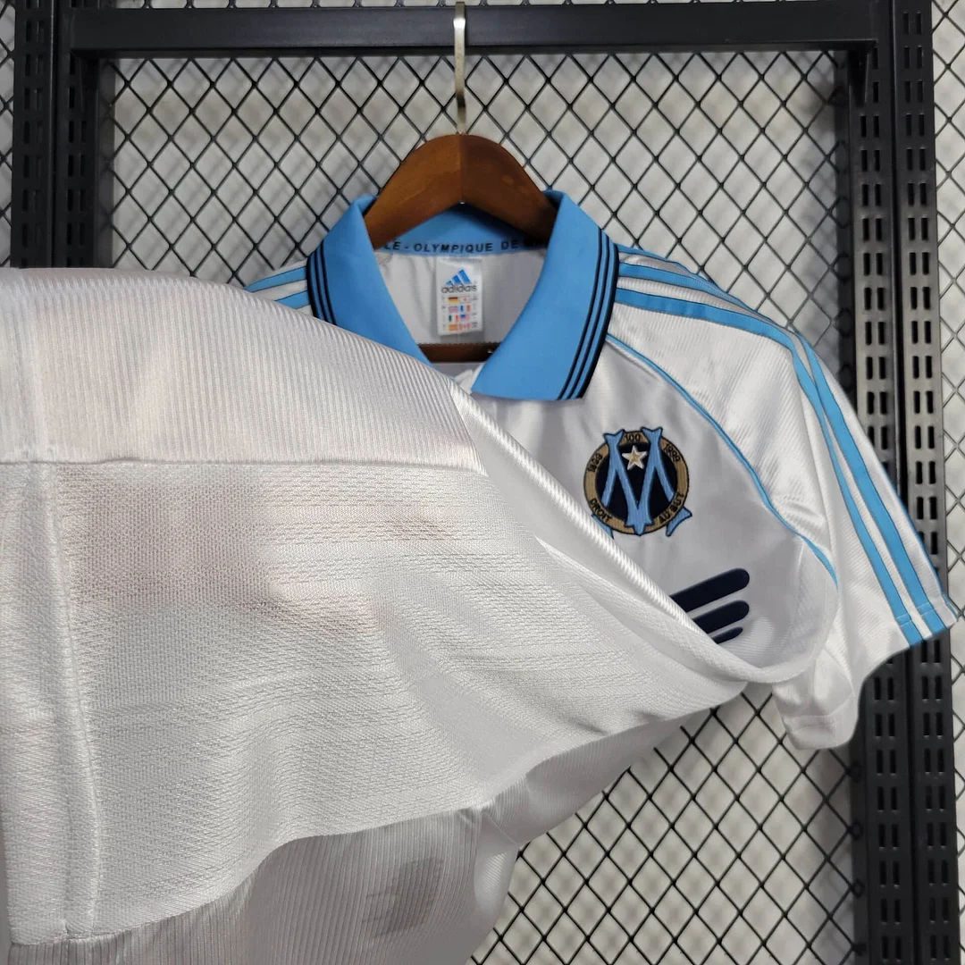 1998/1999 Retro Olympique Marseille Home Football Shirt(Fan version)
