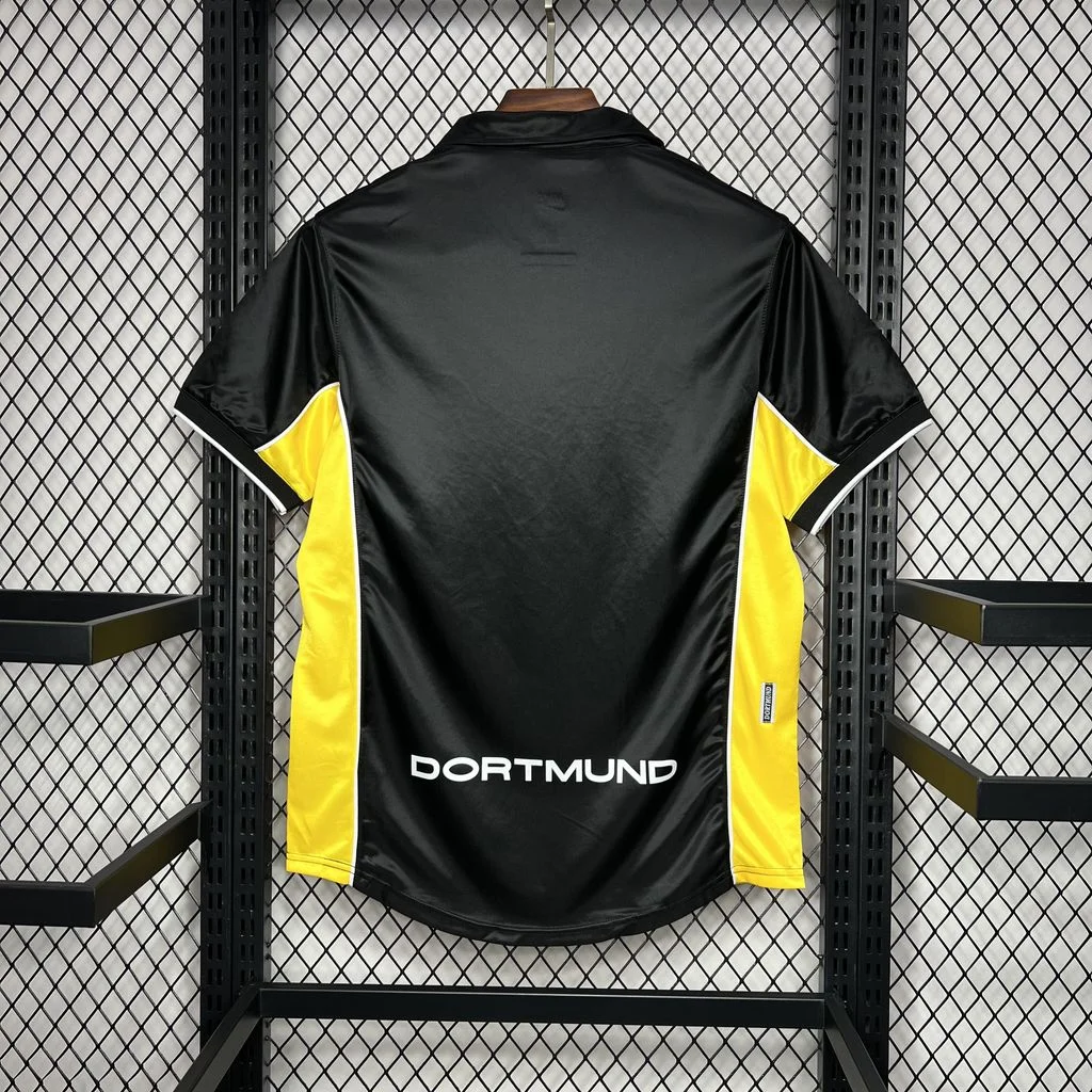 1998/2000 Dortmund Retro Black Away Football Shirt( Fans Edition )