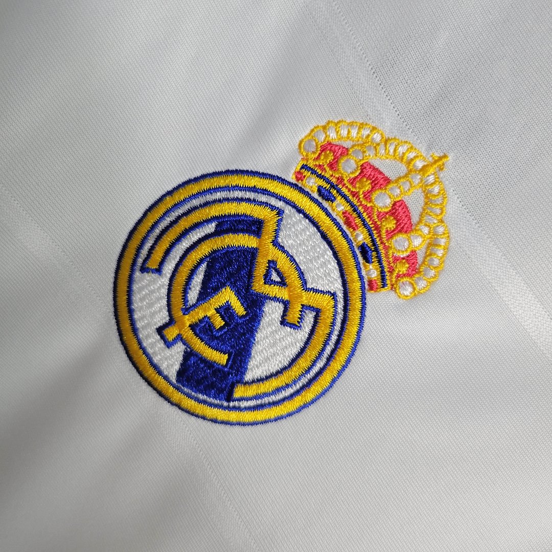 2013/2014 Real Madrid Retro Long Sleeve Home Football Shirt
