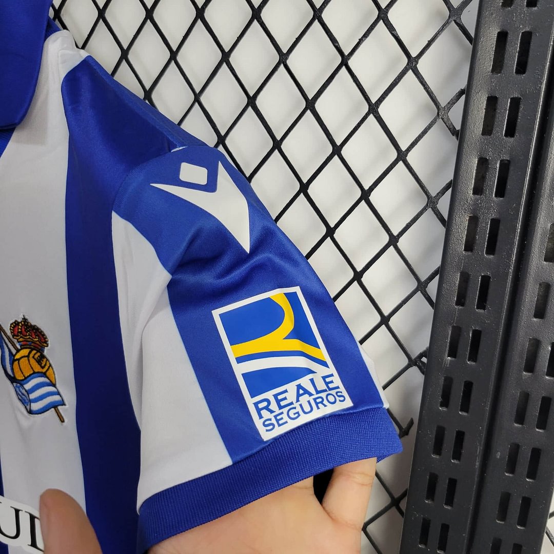 2024/2025 Real Sociedad Home Football Shirt Kids