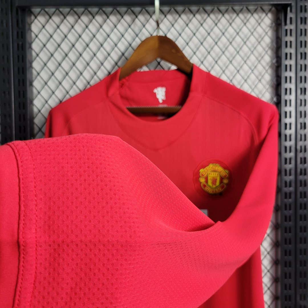 2007/2008 Manchester United Long Sleeve Retro Home Champions League Final Football Shirt