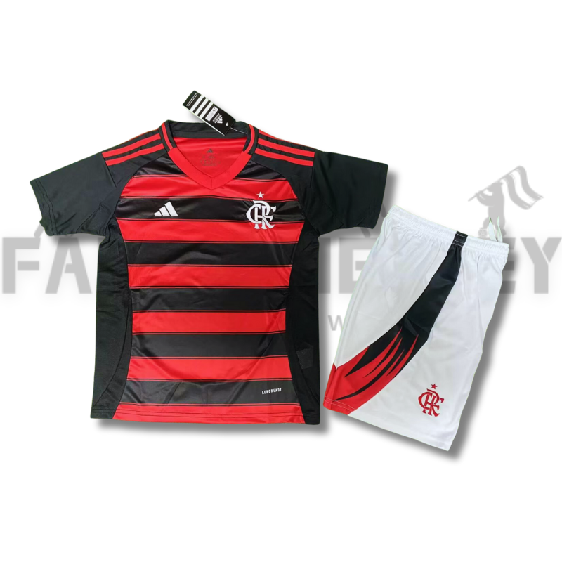 2025/2026 Flamengo Home Football Shirt(For Kids)