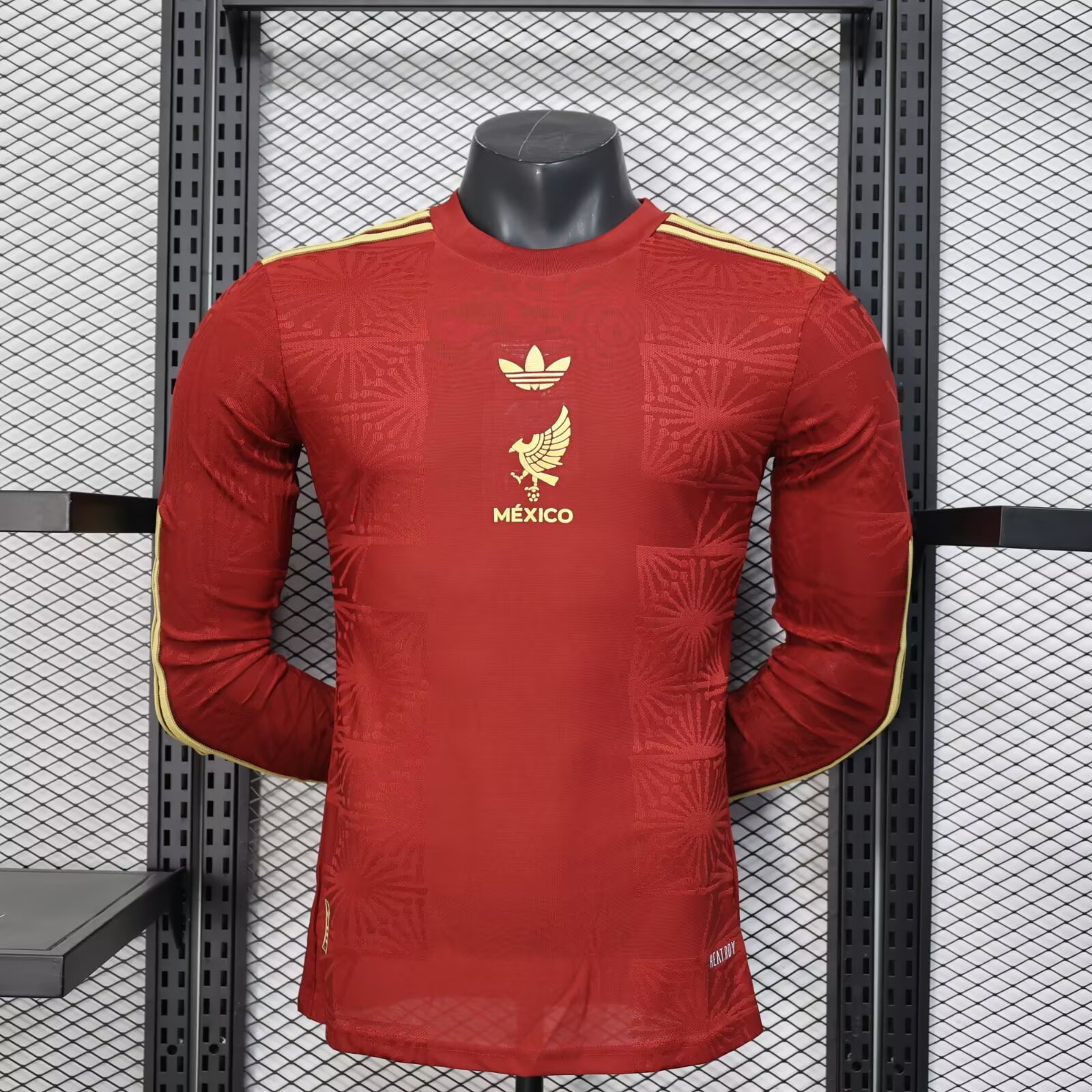 2025/2026 Mexico Concacaf Gold Cup Red Long sleeves Special Edition Football Shirt For Player Version