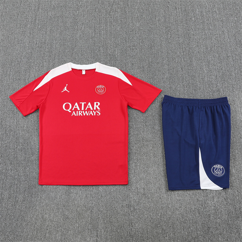 2025/2026 Paris Saint-Germain Red Training Wear Suit Shirt