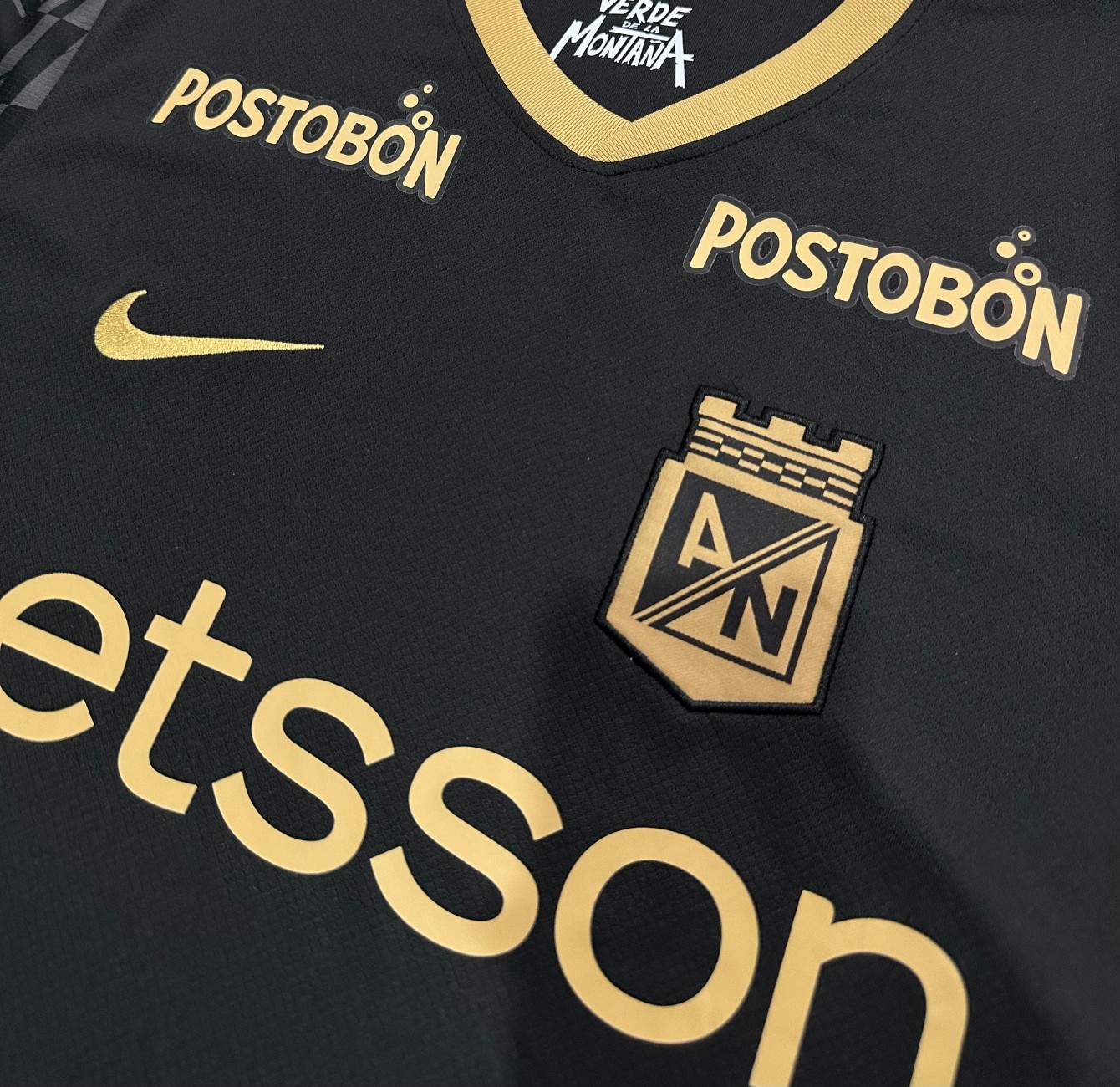 2025/2026 Atlético Nacional Black Away Football Jersey( Fans Edition )