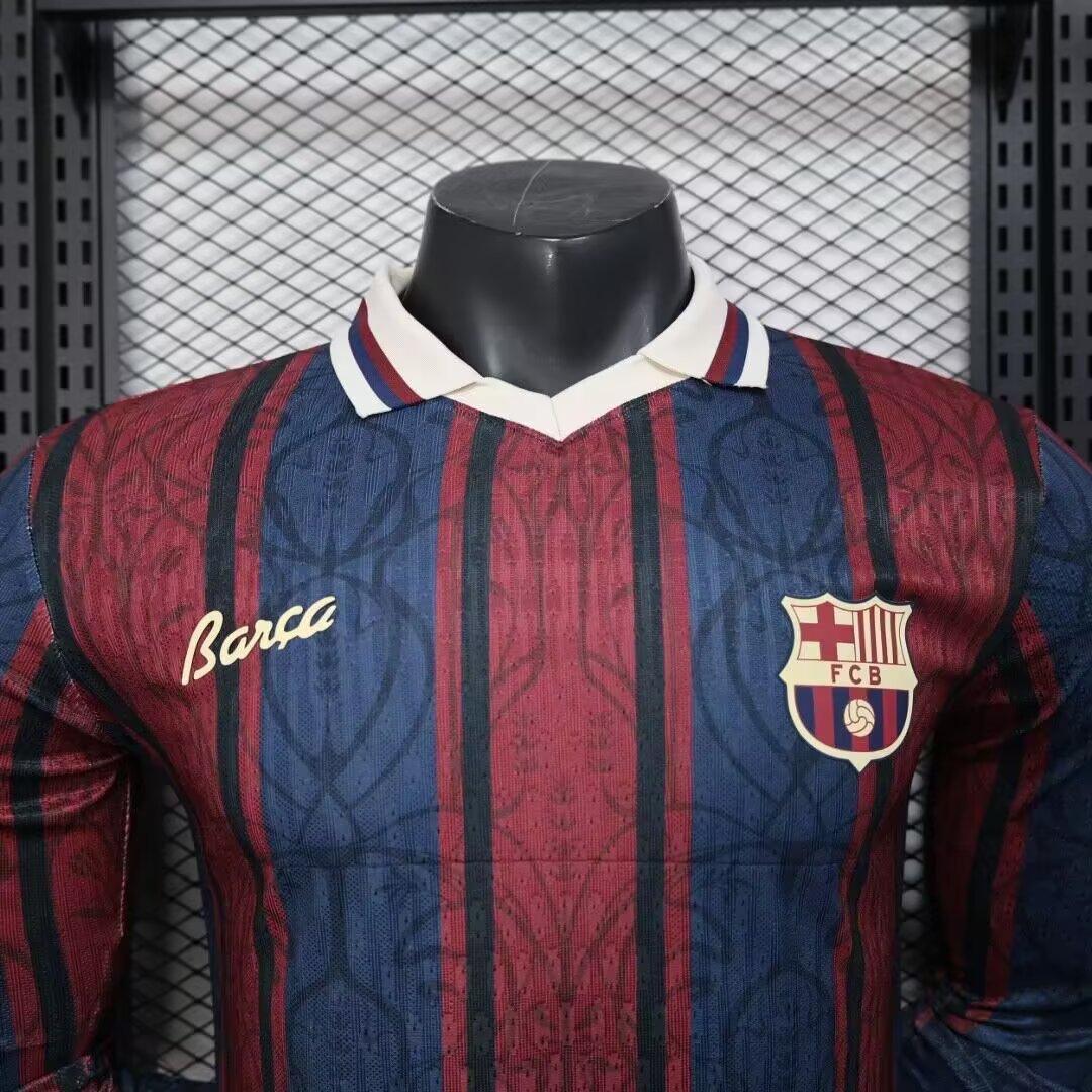 2025/2026 Barcelona125th Anniversary Long Sleeves Jersey( Player Edition )