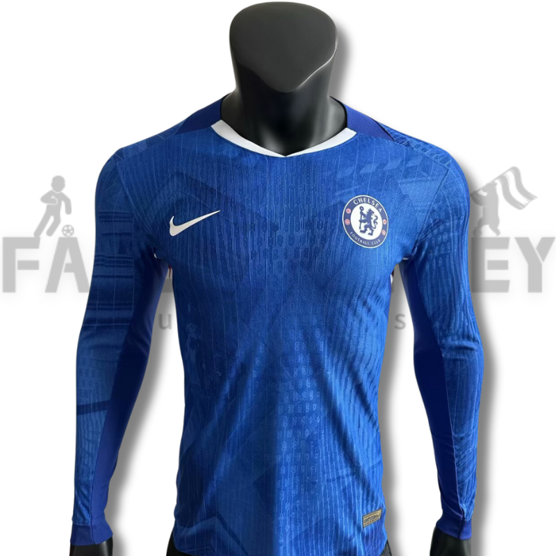 2025/2026 Chelsea Home Long Sleeves Jersey(Player Edition)