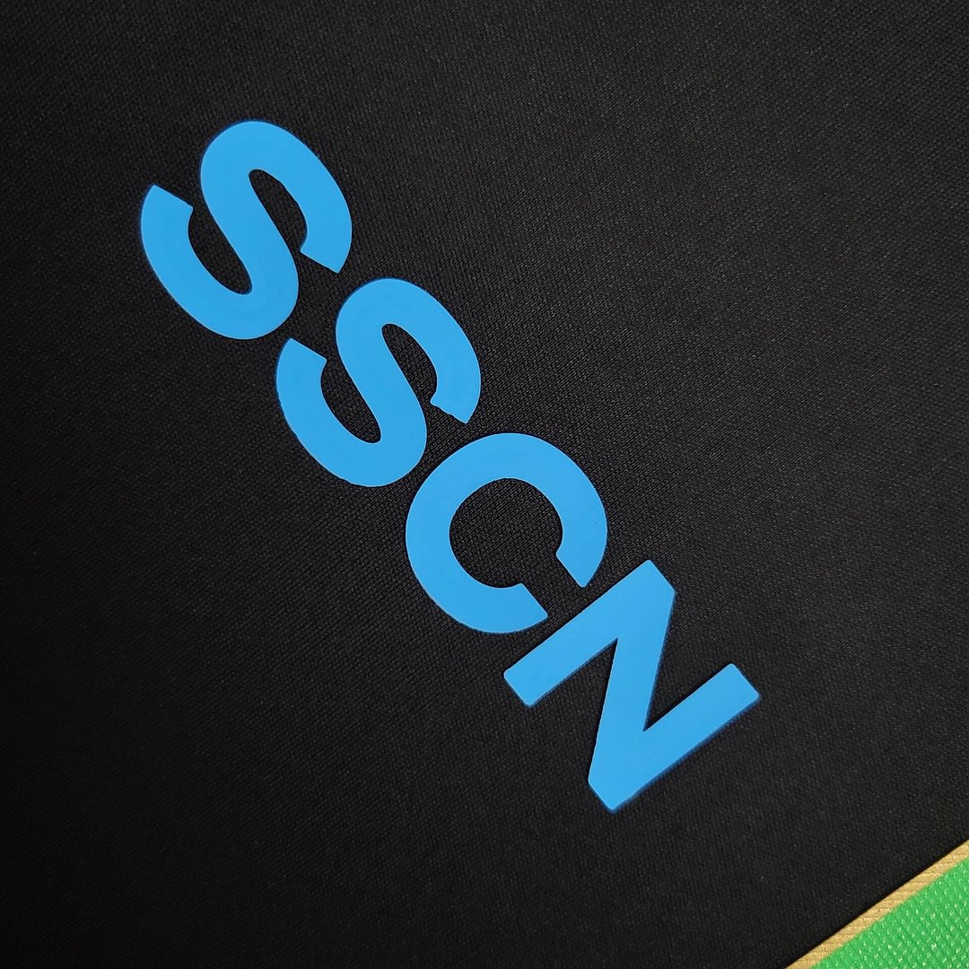 2024/2025 Napoli Black Football Shirt( Fans Edition )