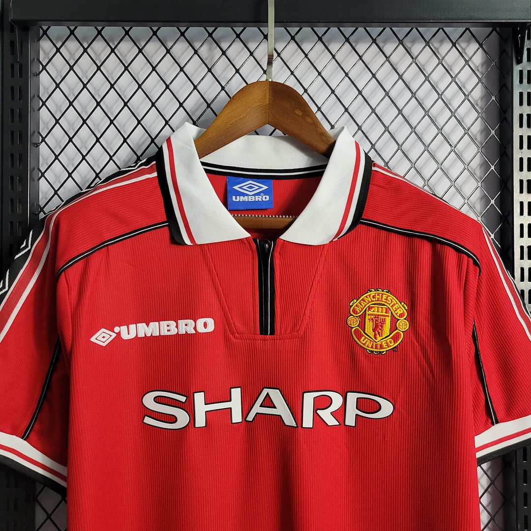1998/1999 Manchester United Retro Home Football Shirt