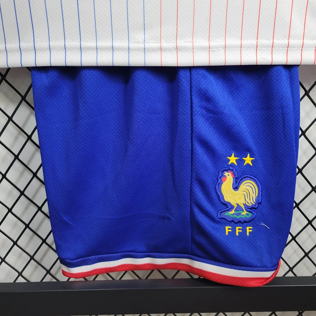 2024 France Away Football Shirt Kids Size