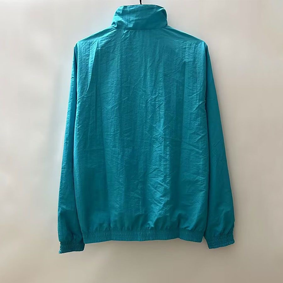 1992 Barcelona Blue Double-sided Windbreaker Football Jersey
