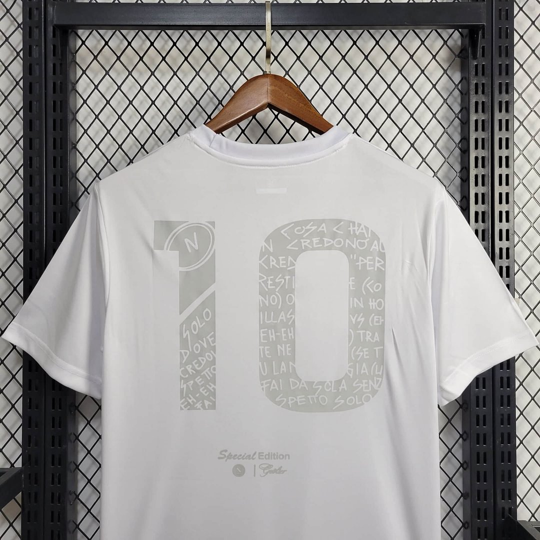 2024/2025 Napoli White Football Shirt( Fans Edition )