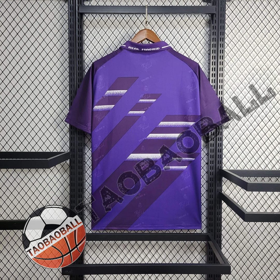 1994/1996 Real Madrid Retro Purple Away Football Shirt