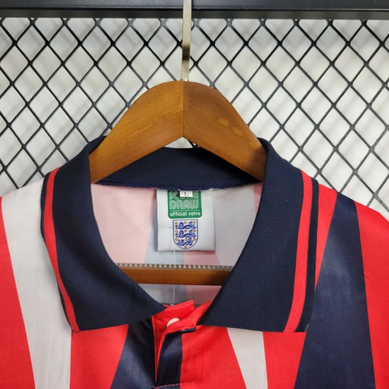 1992 England Retro Away Football Shirt