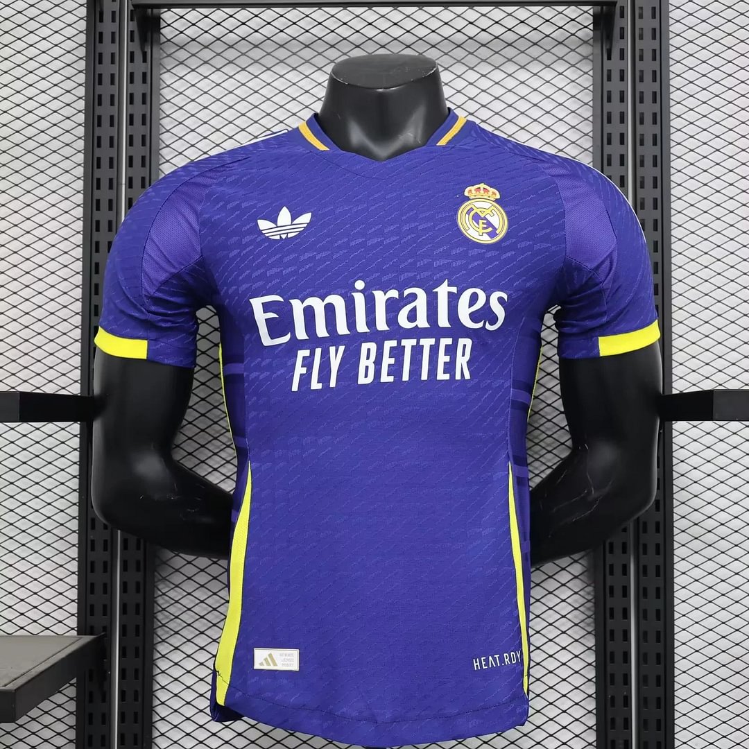2024/2025 Real Madrid Royal Blue Third Away Football Shirt For Player Version 1:1 copy top quality