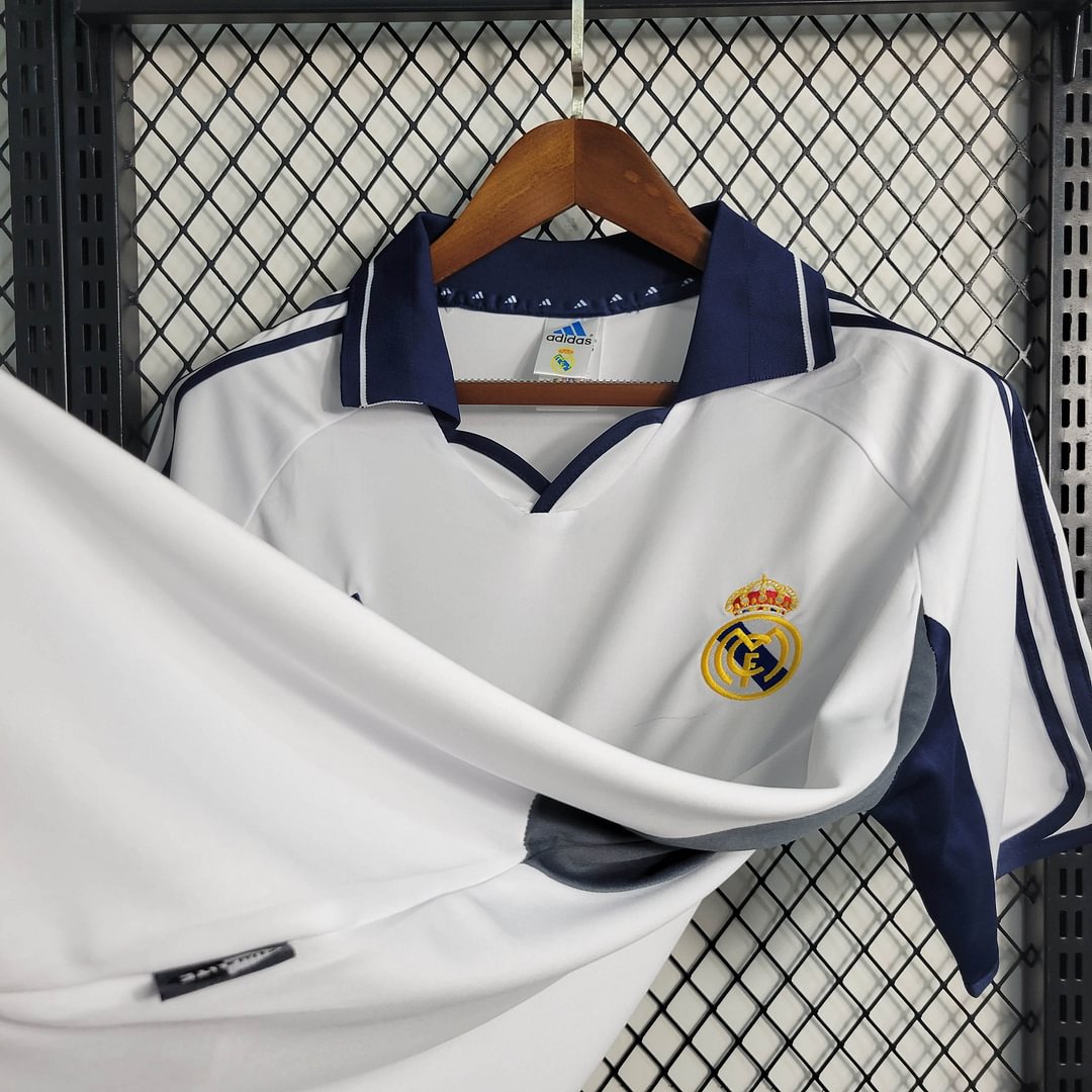 2000/2001 Real Madrid Retro Home Football Shirt 1:1 copy top quality