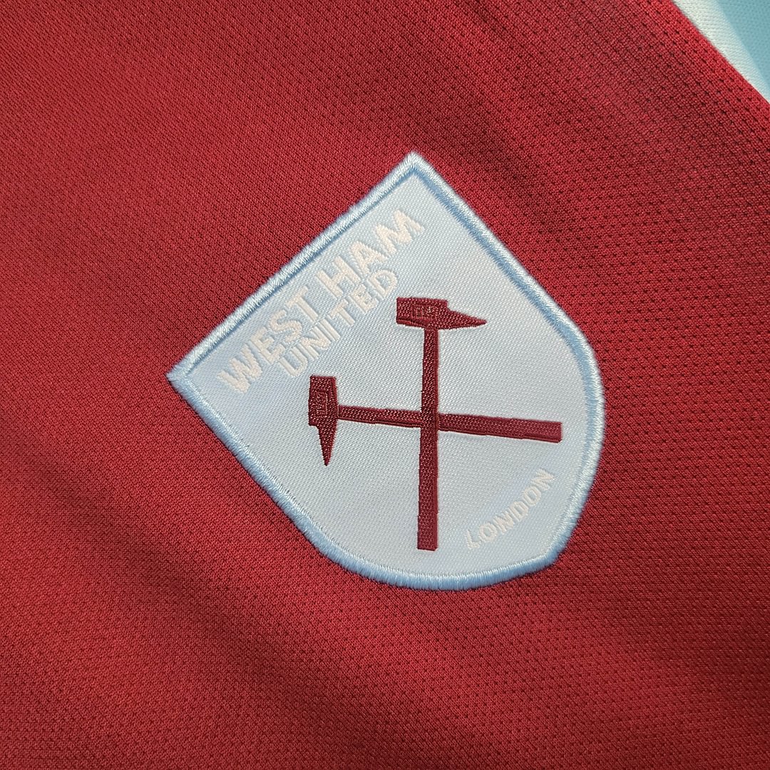 2024/2025 West Ham United Home Football Shirt Kids Size