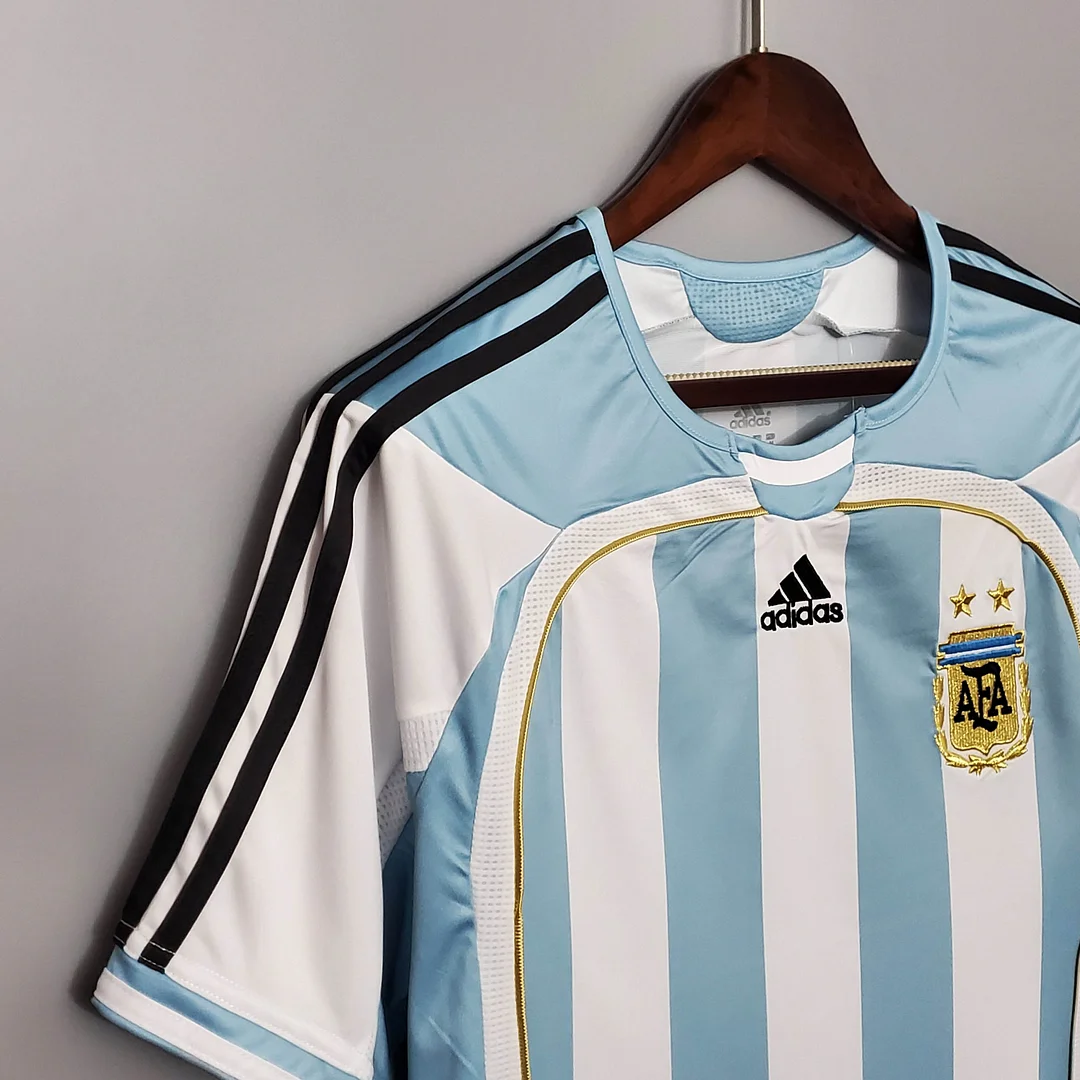 2006 Retro Argentina Home Football Shirt