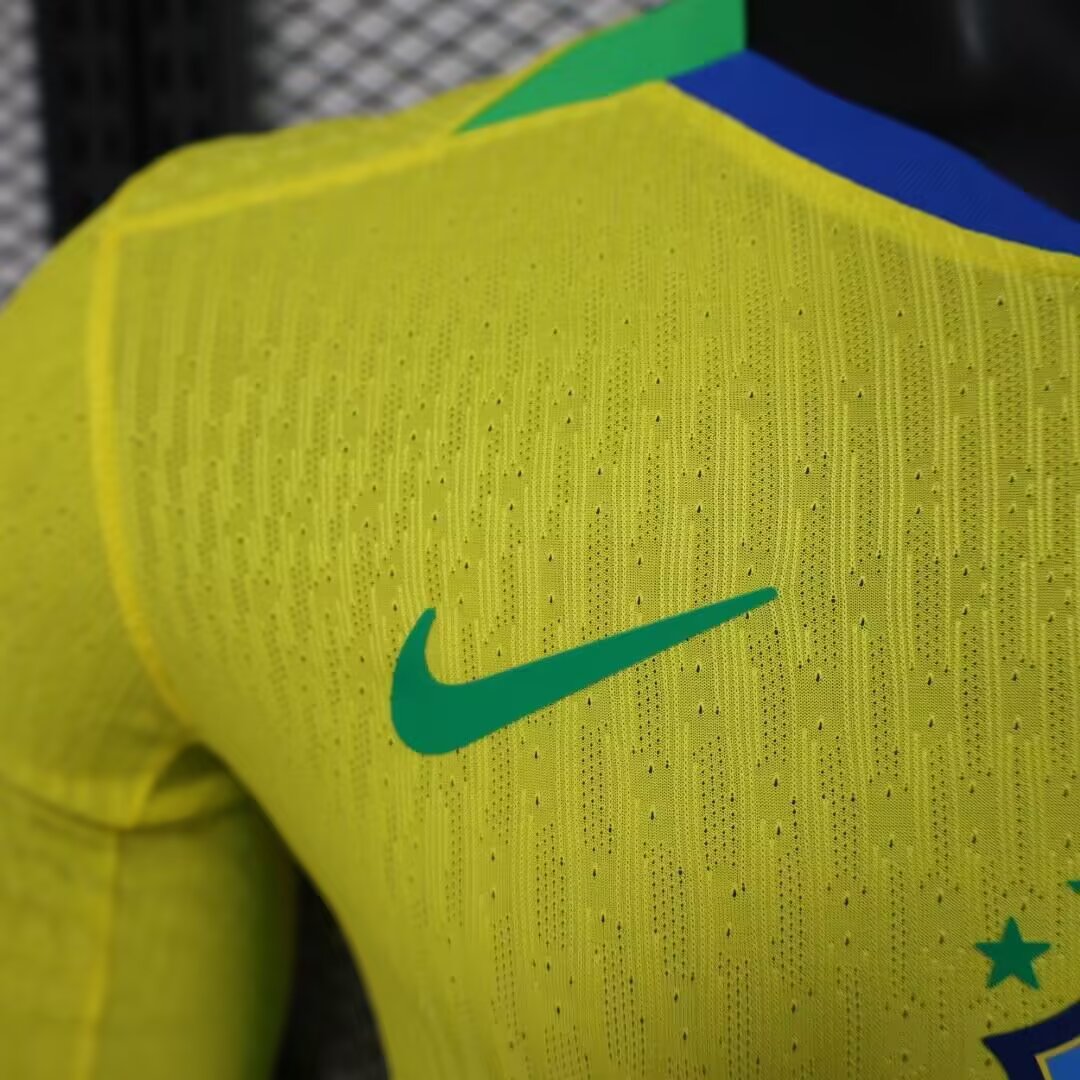 2025/2026 Brazil Long sleeves Home Football Shirt For Player Version