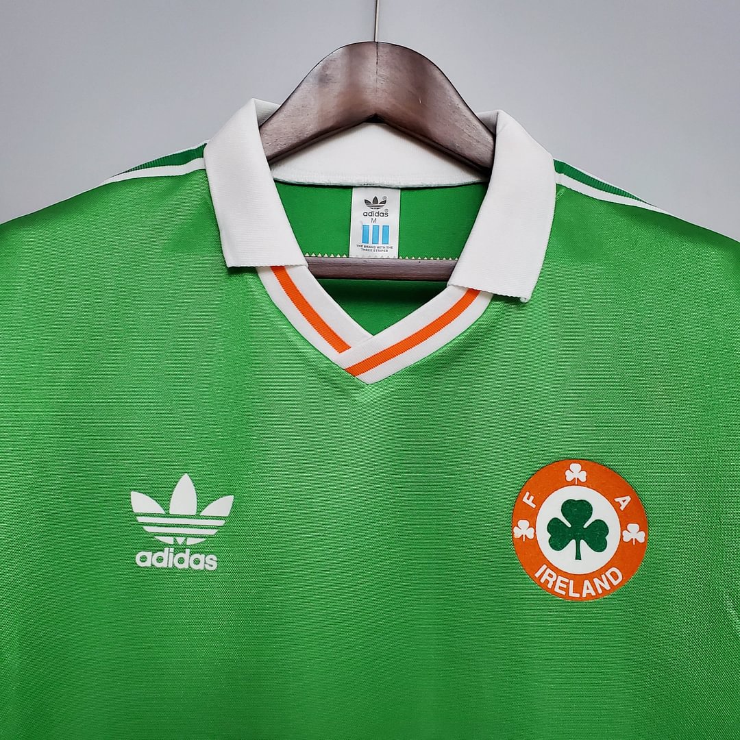 1988 Retro Ireland Home Football Shirt( Fans Edition )
